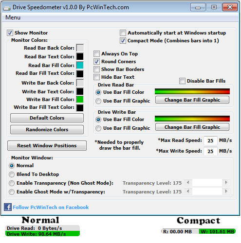 Portable Drive Speedometer screenshot