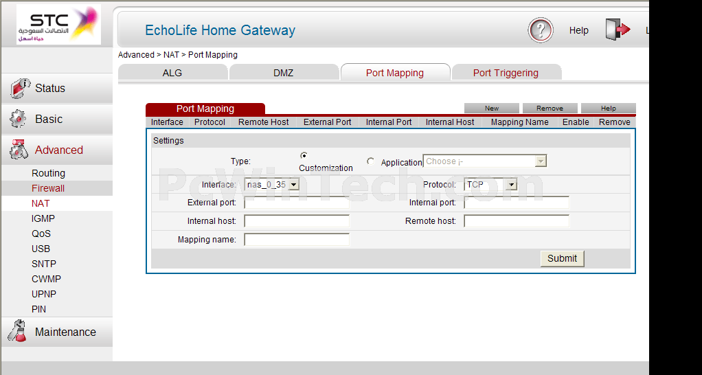firmware for huawei echolife hg520